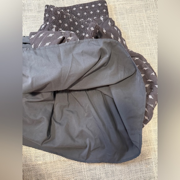 Garnet Hill Charcoal Diamond A-Line Skirt - Picture 4 of 5